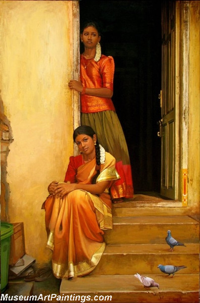 Rural Indian Women Paintings 016