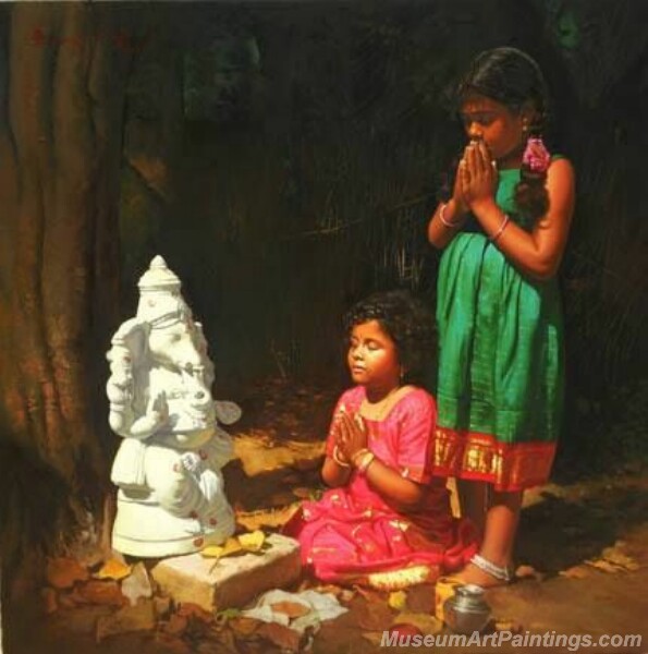 Rural Indian Women Paintings 028