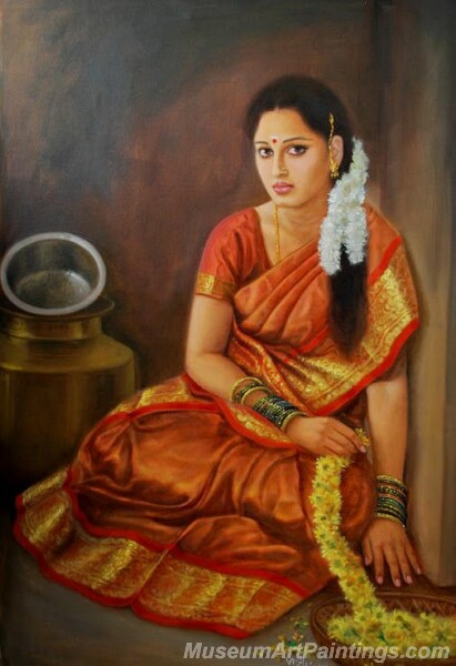 Rural Indian Women Paintings 052