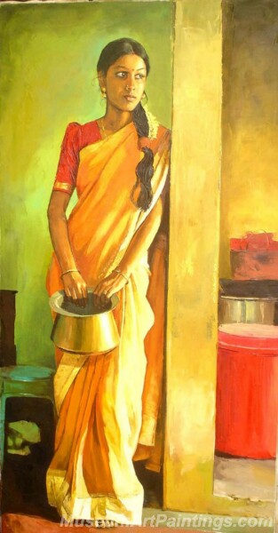 Rural Indian Women Paintings 057