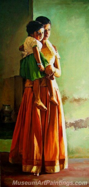 Rural Indian Women Paintings 060