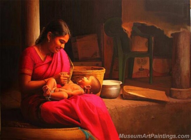 Rural Indian Women Paintings 062