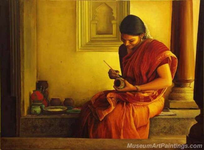 Rural Indian Women Paintings 066
