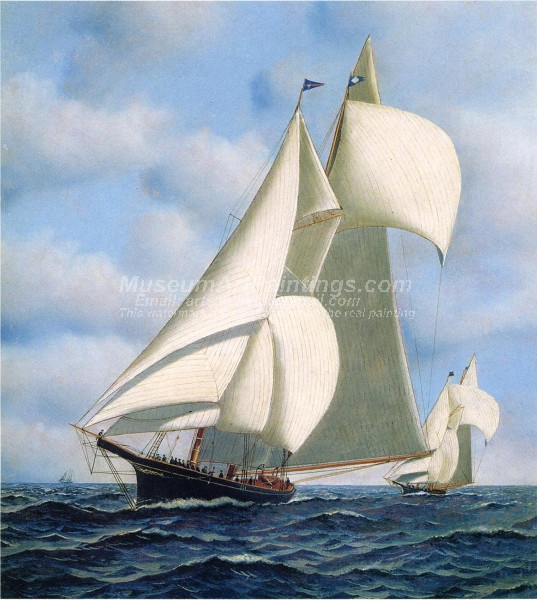 Sappho vs Livonia Americas Cup 1871