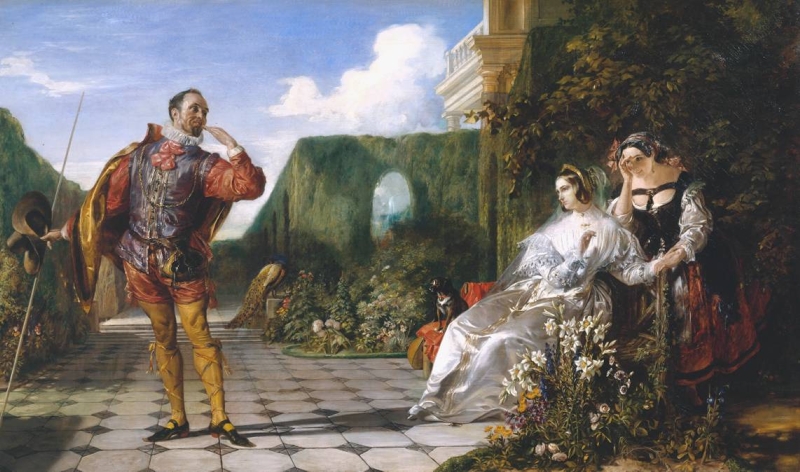 Scene from Twelfth Night by Daniel Maclise