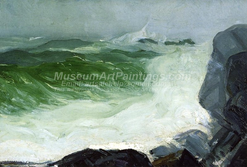 Seascape Oil Paintings The Grey Sea