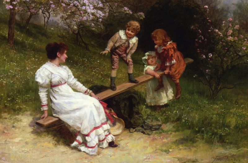 See Saw by Frederick Morgan
