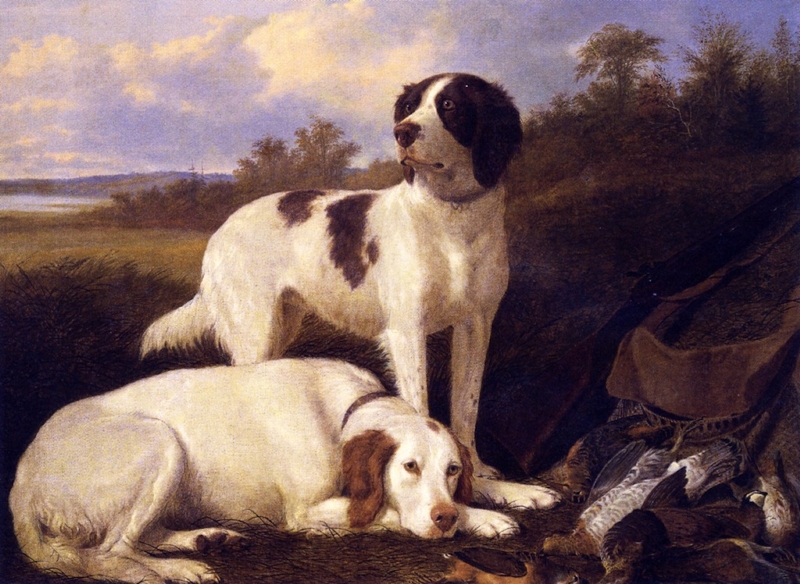 Setters at Rest by Thomas Hewes Hinckley