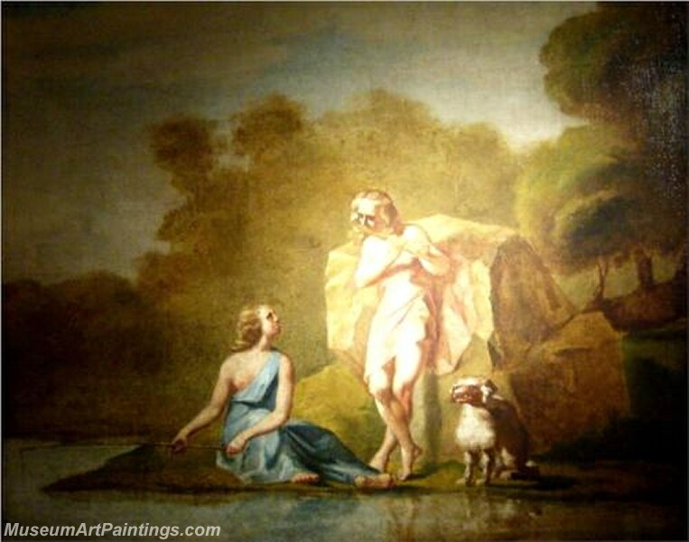 Shepherds of Arcadia Painting