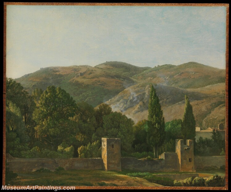 Simon Denis Fortified Wall Italy Painting