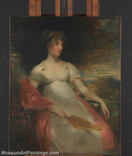 Sir William Beechey Portrait of a Woman Painting