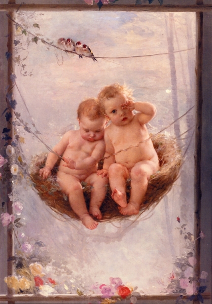 Sleepyheads by Lobrichon Timoleon Marie