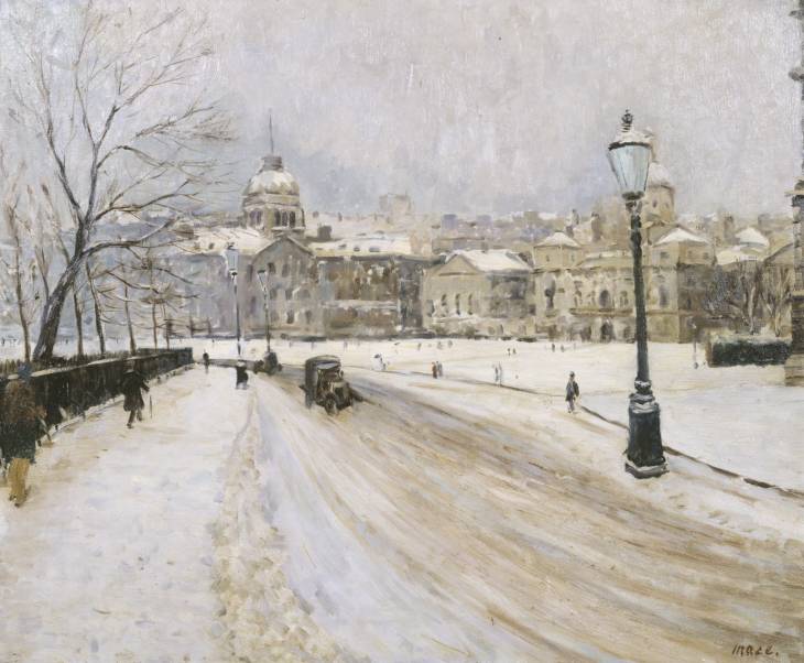 Snow Scene Paintings 016