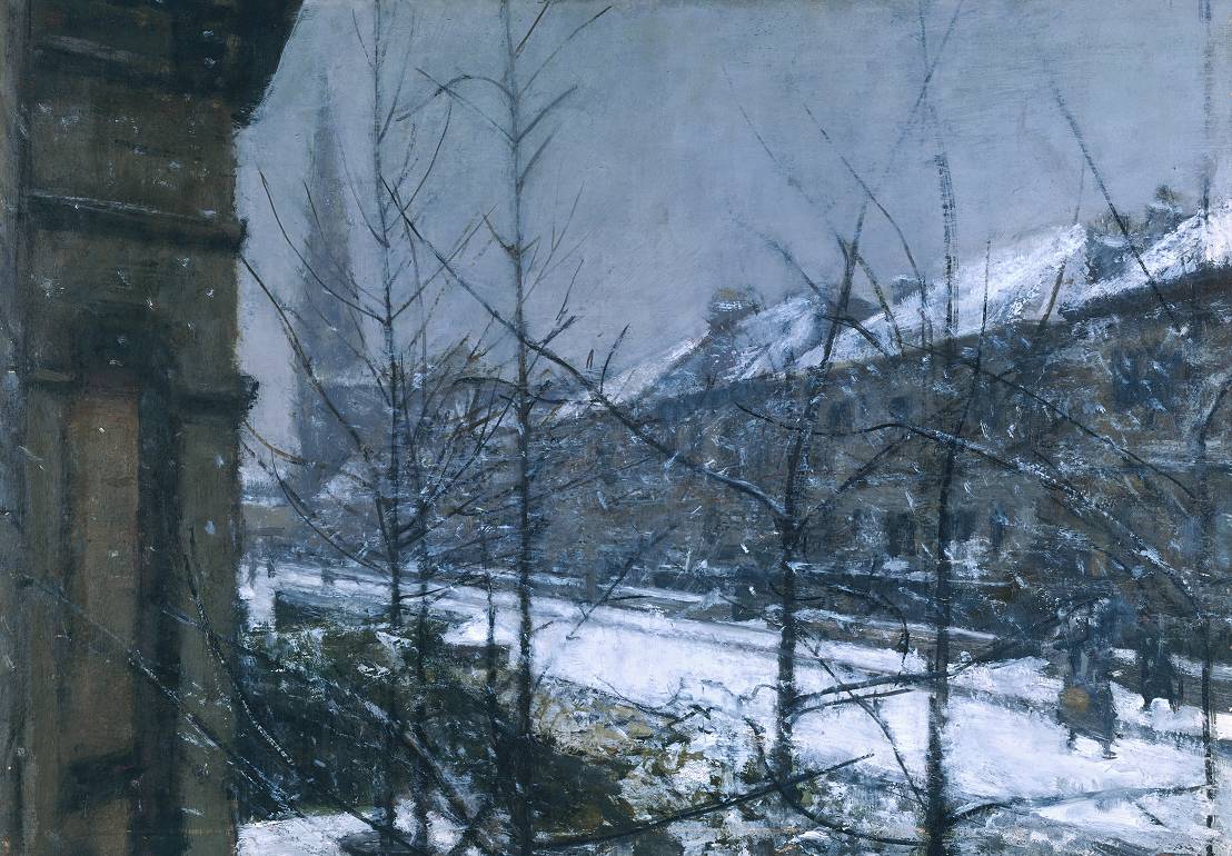 Snow Scene Paintings 017