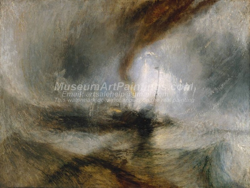 Snow Storm Steam Boat off a Harbour's Mouth Painting by Joseph Mallord William Turner