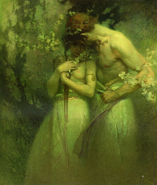 Spring Night by Alphons Maria Mucha