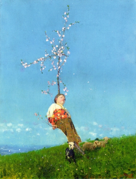 Springtime by Francesco Paolo Michetti