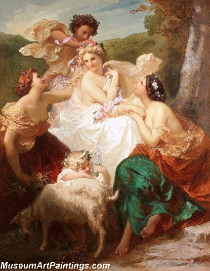 Springtime by Henri Pierre Picou
