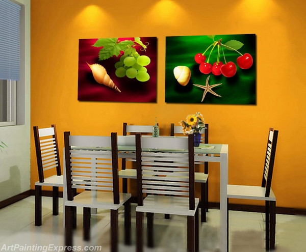 Still Life Paintings Modern Wall Art Canvas Prints Set Of 3 SLPM04
