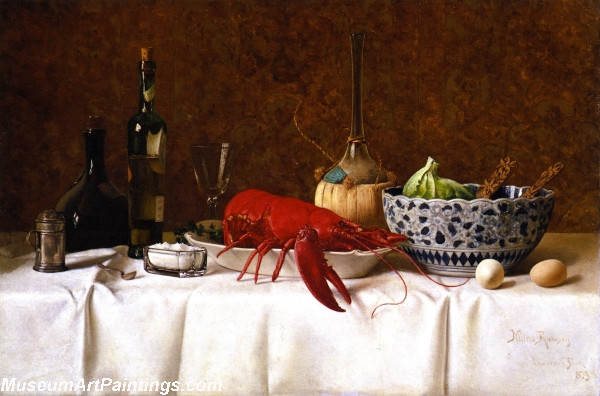 Still Life with Lobster Painting