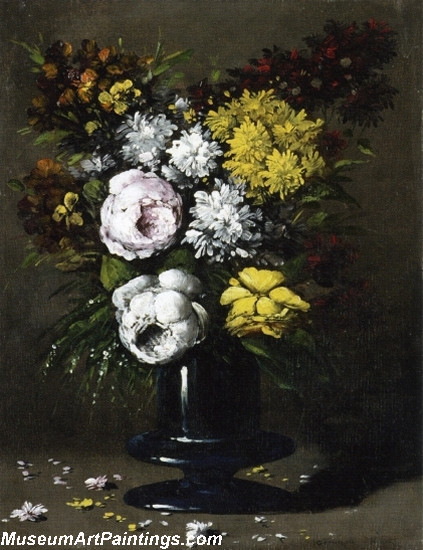 Still Life with Peonies Painting