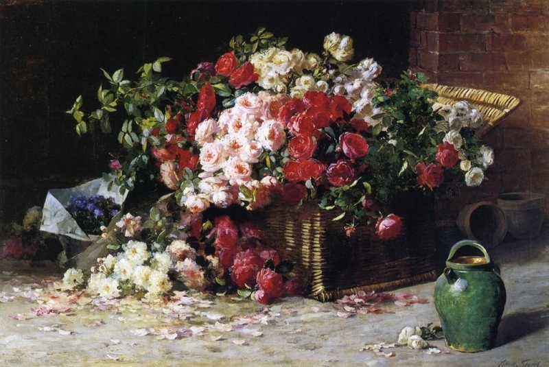 Still Life with Roses 1 by Abbott Fuller Graves
