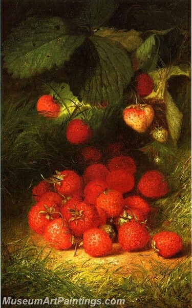 Strawberries Painting