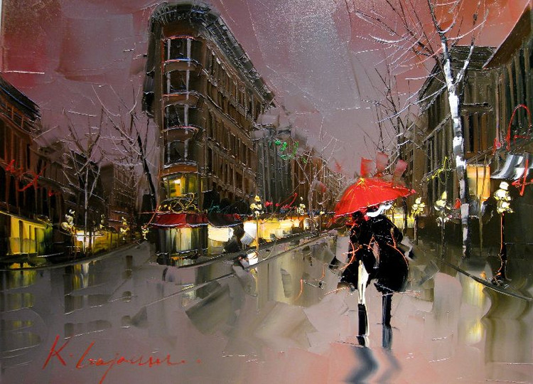 Street Scenery Paintings 021