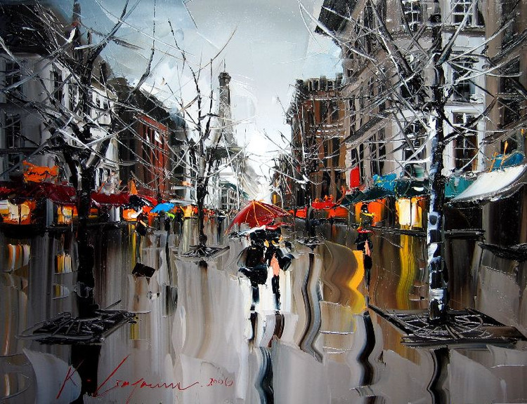 Street Scenery Paintings 022