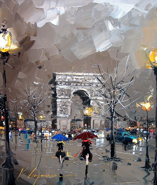 Street Scenery Paintings 026