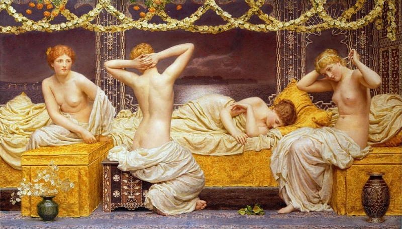 Summer Night by Albert Joseph Moore