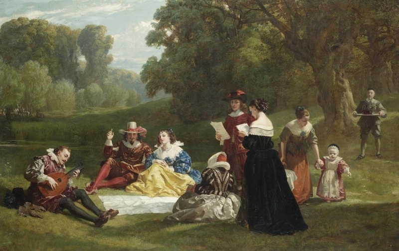 Summer Song To Tinkling Lute by Frederick Goodall