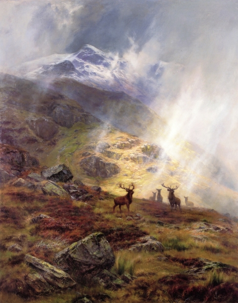 Sunshine and Shower by Louis Bosworth Hurt