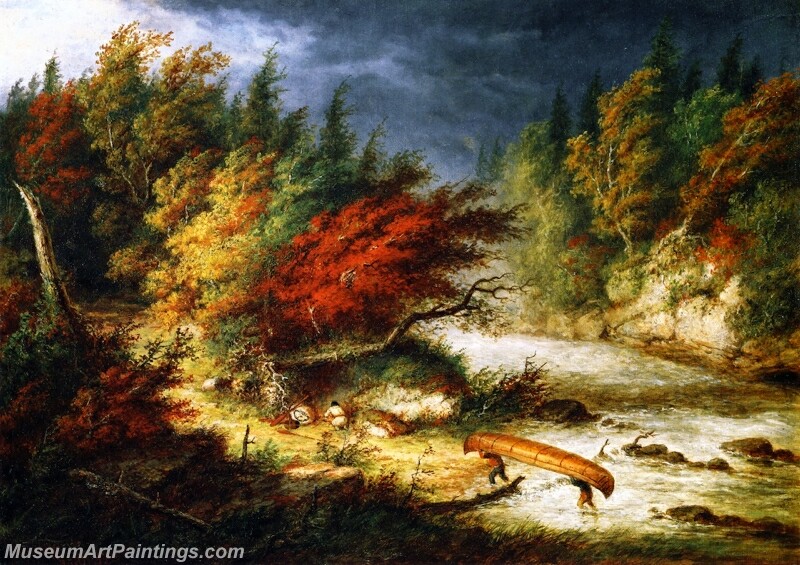 Taking Shelter from the Storm Painting