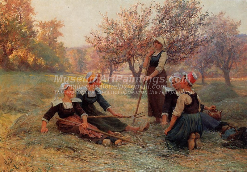 Tedders at the End of the Day by Theophile Louise Deyrolle