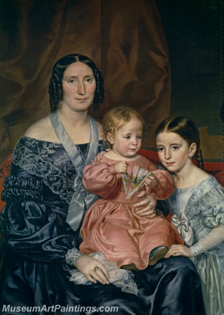 Tegeo Diaz Rafael La familia Barrio Painting