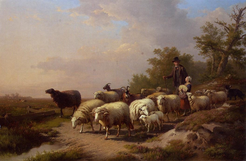 Tending the Flock by Anton Mauve