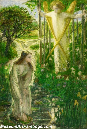 The Annunciation by Dante Gabriel Rossetti