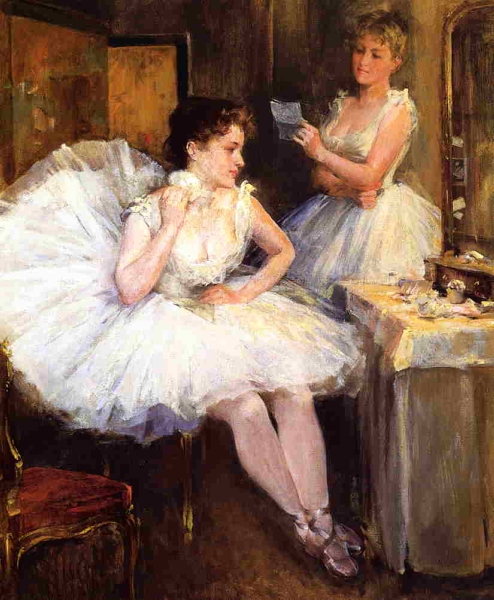 The Ballet Dancers by Willard Leroy Metcalf