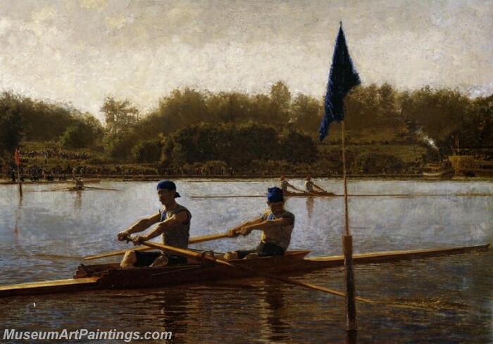 The Biglin Brothers Turning the Stake Boat Painting