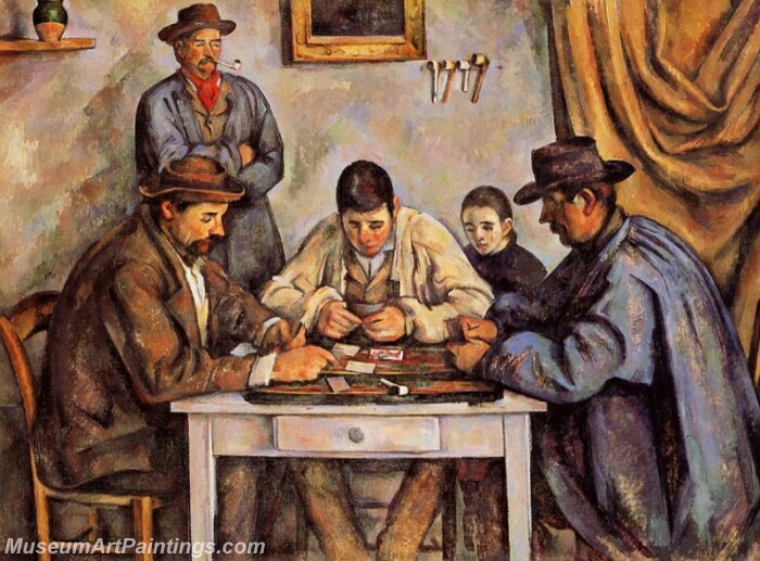 The Card Players Painting