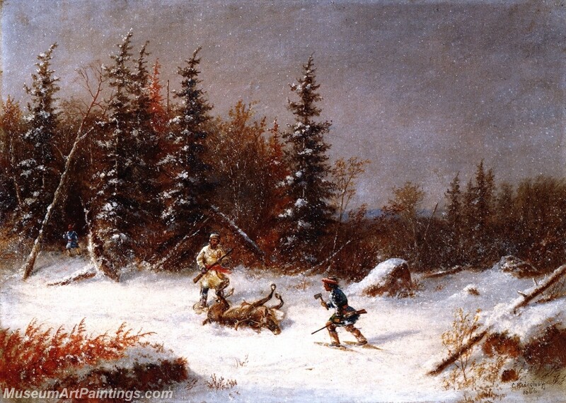 The Caribou Hunter Painting