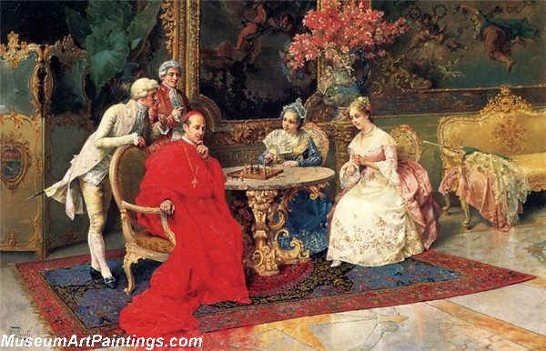 The Chess Players by Giulio Rosati