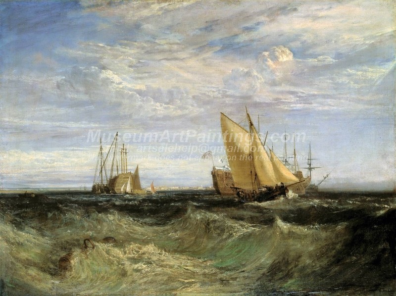 The Confluence of the Thames and the Medway Painting by Joseph Mallord William Turner