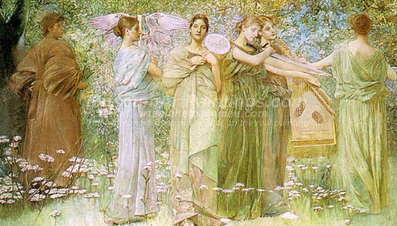 The Days by Thomas Wilmer Dewing