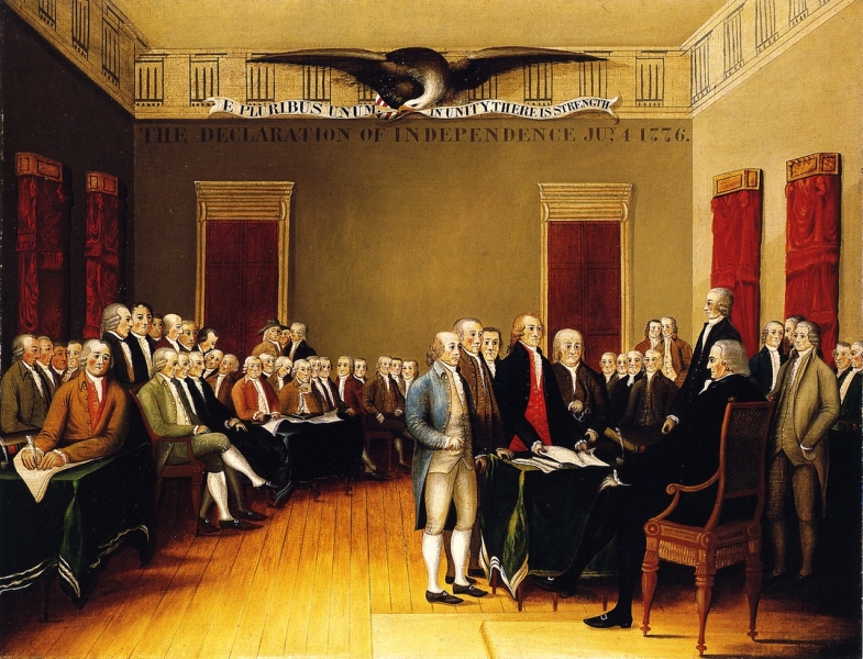 The Declaration of Independence July 4 1776 by Edward Hicks