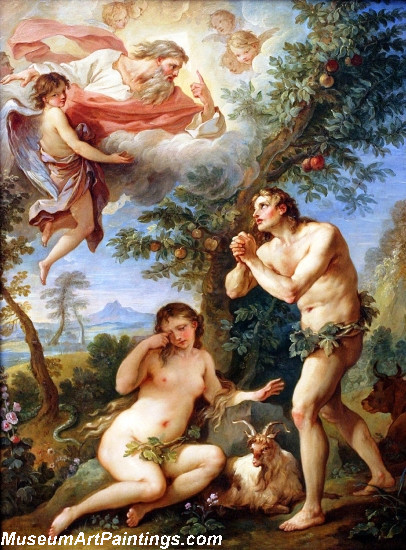 The Expulsion from Paradise by Charles Joseph Natoire