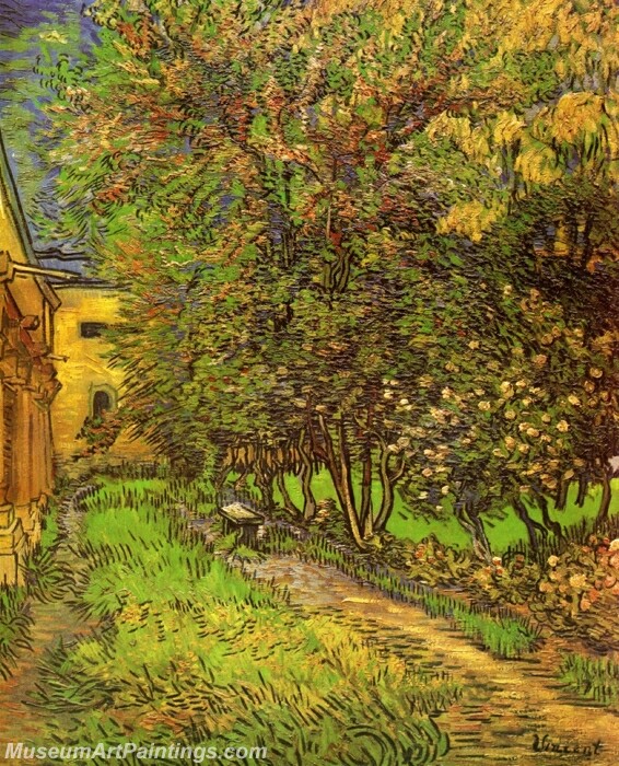 The Garden of Saint Paul Hospital Painting