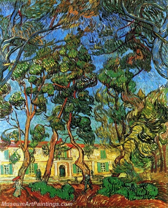 The Grounds of the Asylum Painting