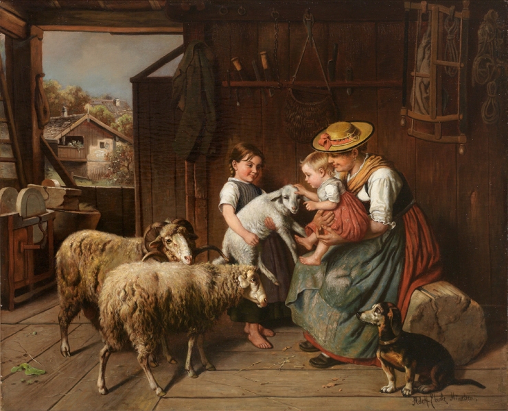 The Little Darling by Adolf Eberle